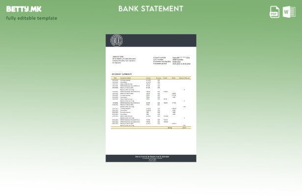 модерен стил Салвадор Банко Централна де Резерва де Ел Салвадор шаблон за извод 